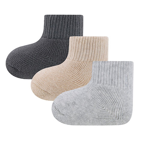 [566388] Ewers | Kousen Uni Zonder Omslag Blauw/Grijs One Size 3-pack