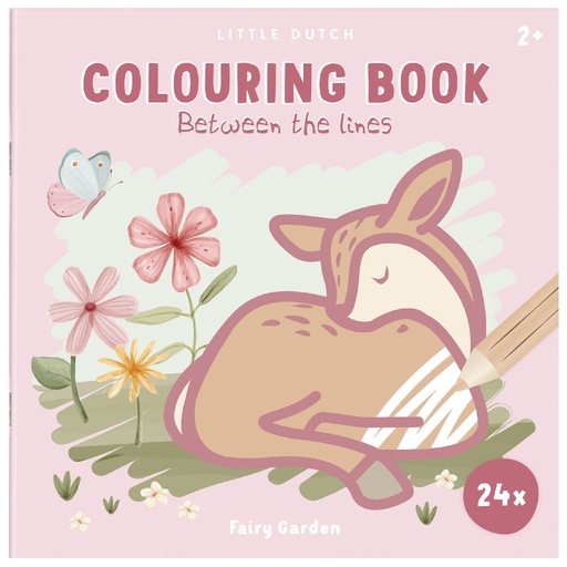 [566443] Little Dutch | Kleurboek Fairy Garden Between The Lines