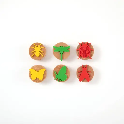 [566533] Childgen | Stempelset Wooden Stamp Insects