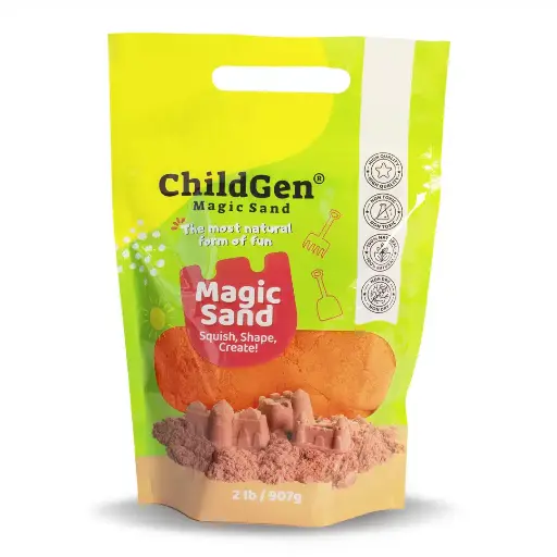 [566539] Childgen | Kinetisch Zand Magical Sand Refill Orange 907gr