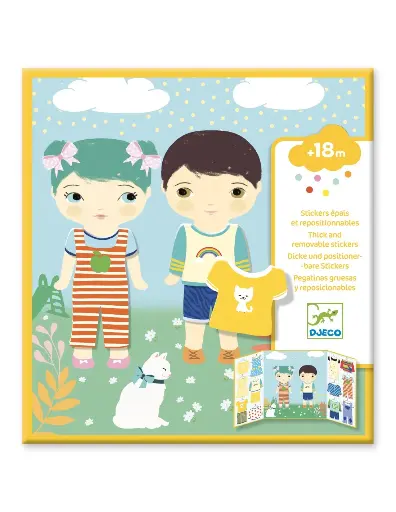 [566558] Djeco | Stickerboek De Kleding 