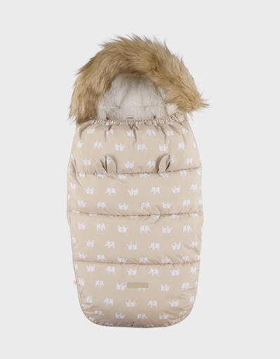 [566761] Noukies | Voetenzak All Over Olifant Beige 