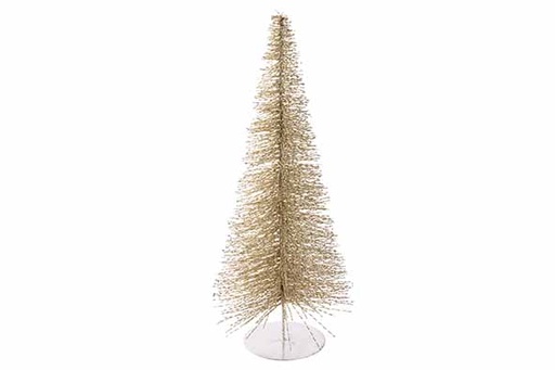 [566788] Cosy & Trendy | KERSTBOOM TWIST CHAMPAGNE 16X16XH40CM RO