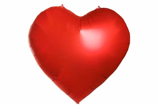 [566837] Cosy & Trendy | Ballon Hart Folie Rood 154x163cm