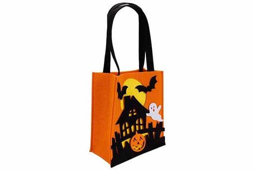 [566845] Cosy & Trendy | Snoepzak Pompoen Oranje 20x22cm