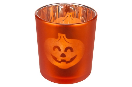 [566853] Cosy & Trendy | Theelichthouder Pumpkins Oranje H8cm
