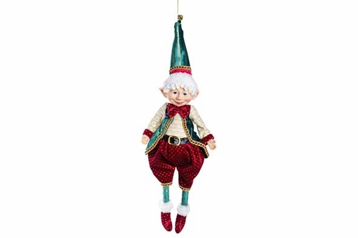 [566894] Cosy & Trendy | Hangfiguur Elf Bordeaux H40cm