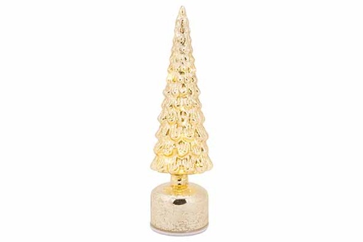 [566913] Cosy & Trendy | Lamp Tree Turning Gold Led H39cm