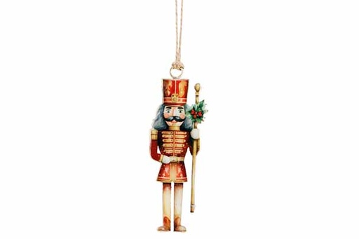 [566948] Cosy & Trendy | HANGER VINTAGE NUTCRACKER ROOD 4X1XH11CM