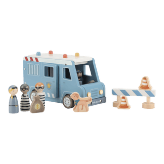 [566987] Little Dutch | Auto Politiebus Hout