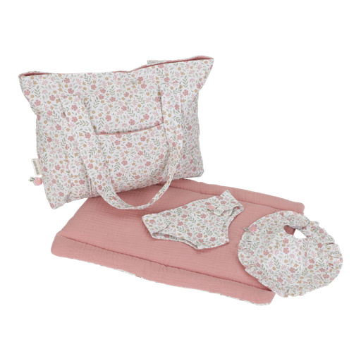 [566993] Little Dutch | Poppen Verzorgingstas Soft Flowers