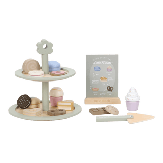 [567076] Little Dutch | Keukengerei Etagere met Gebakjes Hout