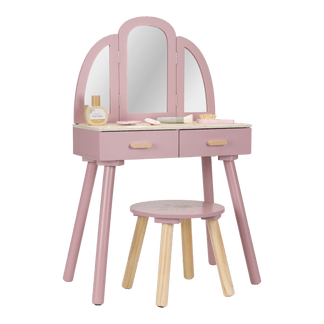 [567080] Little Dutch | Kaptafel met Stoel Hout