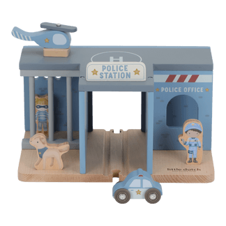 [567089] Little Dutch | Speelset Politiekantoor Hout