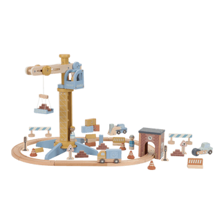 [567090] Little Dutch | Speelset Hijskraan Hout