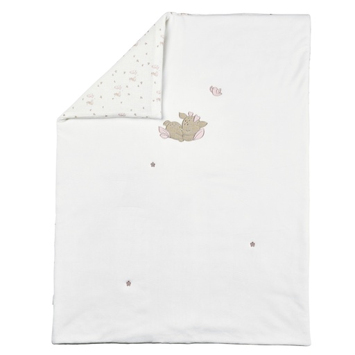 [567522] Nattou | Deken Fanfan Velours Wit 75x100cm