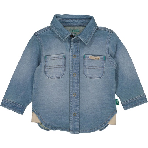 Bess | Hemd Jog Denim Stone Wash