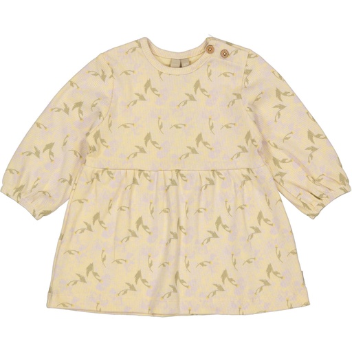 Levv | Jurk Girls Madelief All Over Yellow Flower