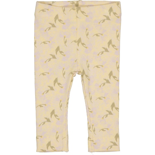 Levv | Legging Girls Marit All Over Yellow Flower