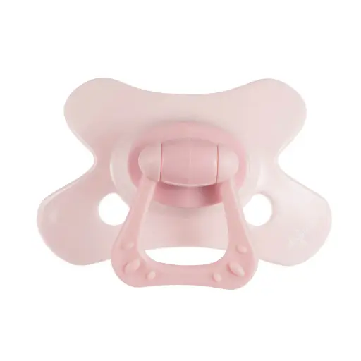 [568112] Difrax | Fopspeen Dental Gems Pink Opal +18M