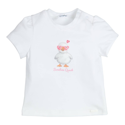 Gymp | T-shirt Girls Aerobic White