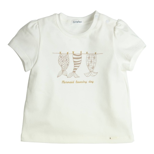 Gymp | T-shirt Girls Aerobic Off White/Beige