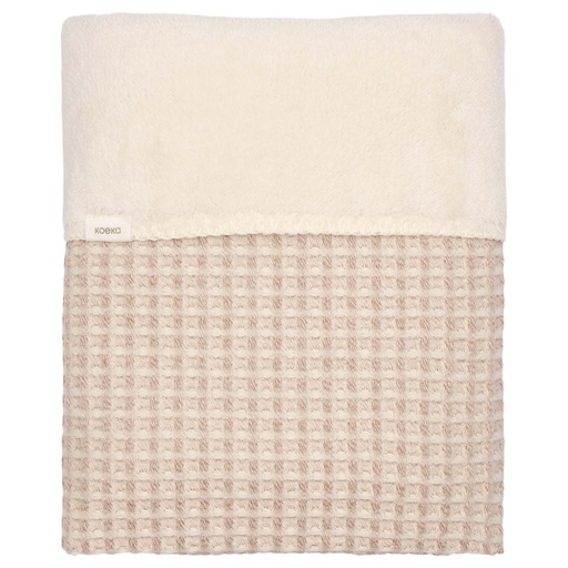 [568563] Koeka | Deken Ledikant Wafel/Teddy Oslo Crumble 100x150cm