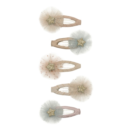 [569708] Mimi & Lula | Haarspeld Mini Tulle Clic Clacs 5-pack