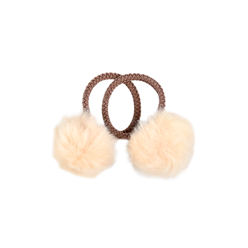 [570050]  Busy Lizzie | Haarelastiek Pompom Cream