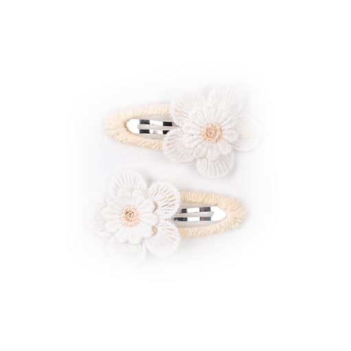 [570081]  Busy Lizzie | Haarspeld Flower Beige 2-pack