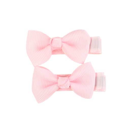 [570086]  Busy Lizzie | Haarspeld Mini Bows Powder Pink 2-pack