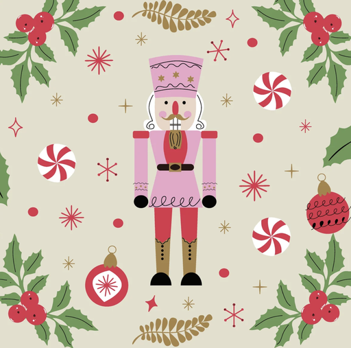 [570138] Duni | Servetten Nutcracker Holiday 3-laags 33x33cm