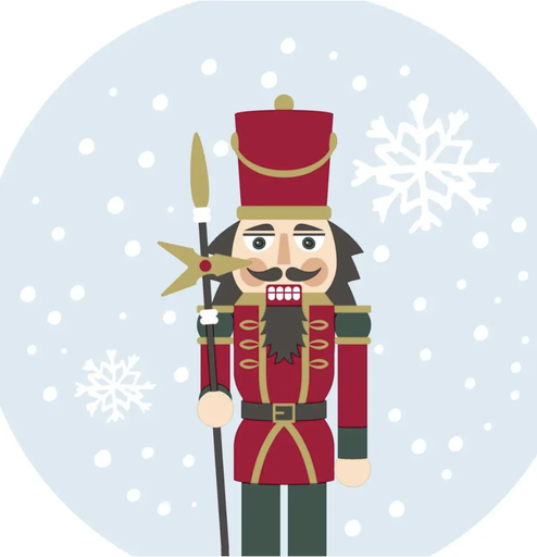 [570139] Duni | Servetten Snowy Nutcracker Airlaid 33x33cm