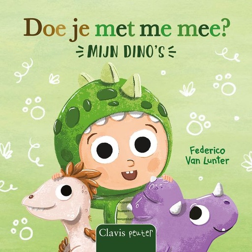 [570166] Clavis | Boek Doe Je Met Mij Mee? Mijn Dino's - Frederico Van Lunter