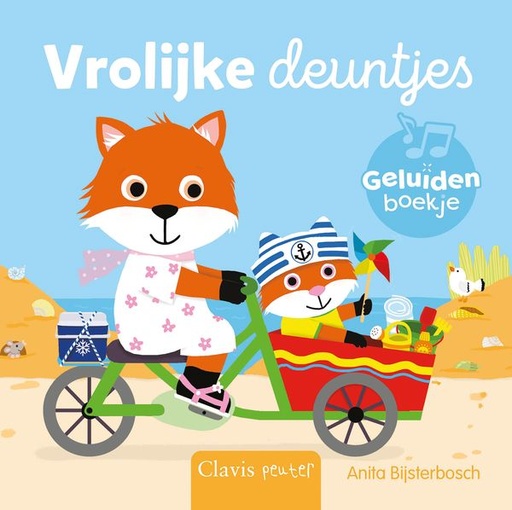 [570189] Clavis | Boek Vrolijke Deuntjes Geluidenboekje - Anita Bijsterbosch
