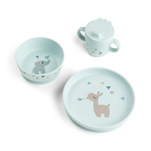 [570292] Done by Deer | Eetset Celebration Blue Foodie Dinner Set Blauw 3-delig