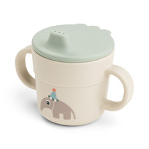 [570315] Done By Deer | Drinkbeker Celebration Sand Foodie Spout Cup Handvaten Drinktuit Ecru 