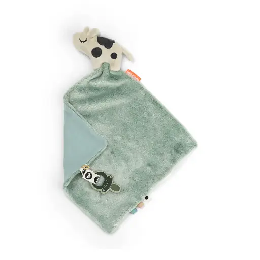 [570368] Done by Deer | Knuffeldoekje Dotti Blue Comfort Blanket Blauw