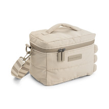 [570388] Done By Deer | Koeltas Croco Sand Quilted Insulated Bag Ecru 23x15x18cm