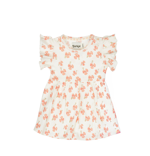 Dirkje | Jurk Girls Little Bee Off White