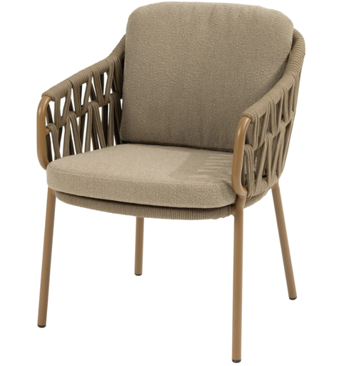 [571112] 4SO | Tuinstoel Biarritz Dining Chair Amber met 2 Kussens