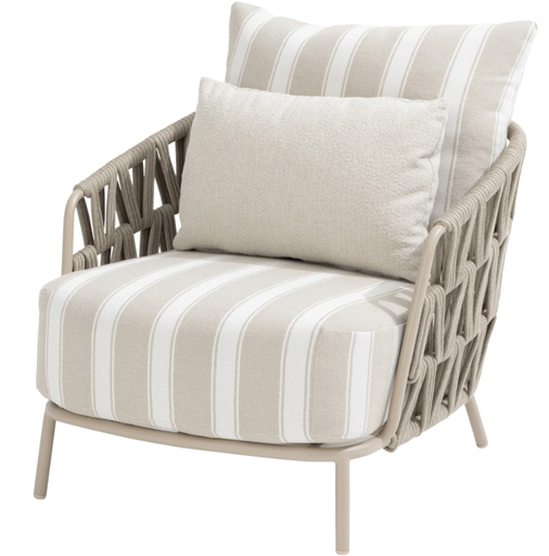 [571120] 4SO | Tuinstoel Beverly Living Chair Latte met 3 Kussen 