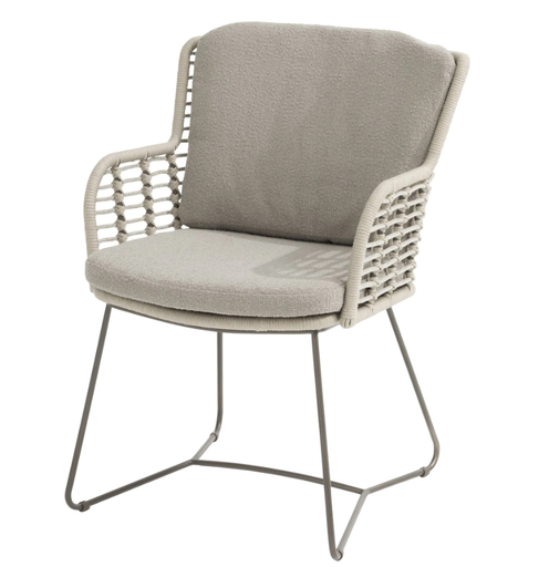 [571122] 4SO | Tuinstoel Fabrice Dining Chair Terre met 2 Kussens