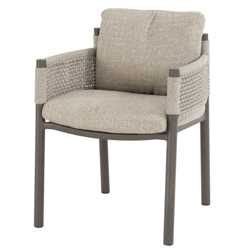 [571148] 4SO | Tuinstoel Savanne Dining Chair Terre met 2 Kussens