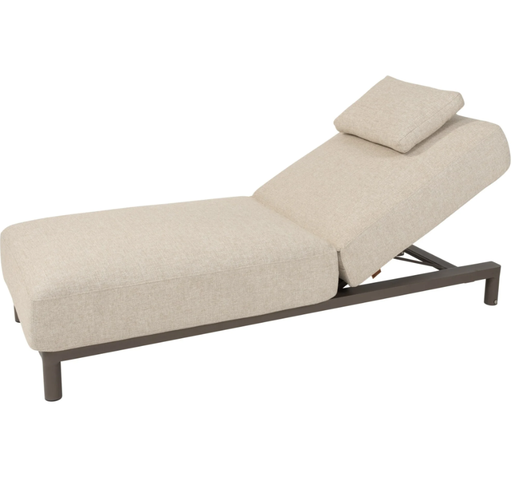 [571149] 4SO | Ligbed Madeira Sunbed met Kussen en Hoofdsteun Terre 
