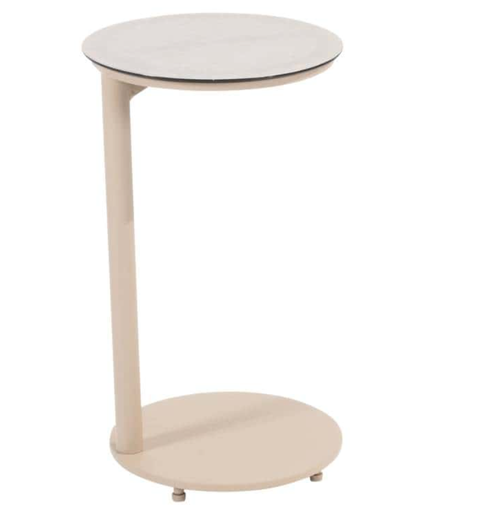 [571180] 4SO | Tuintafel Vic Support Table Latte Ceramic Print 30x50 