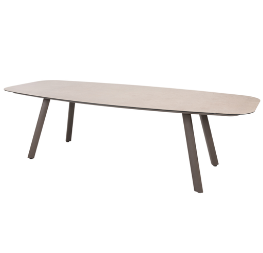 [571200] 4SO | Tuintafel Manolo Extending Table Terre/Ceramic Travertin 230 - 290 cm Barrel  