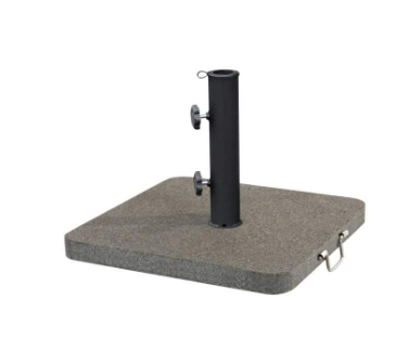 [571220] 4SO | Parasolvoet Granite Base met Hendel Square Grijs 40kg