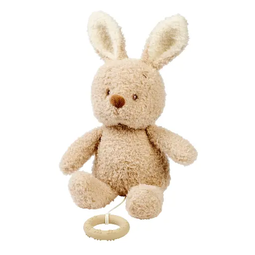 [571286] Nattou | Muziektrekker Teddy Babykonijn Beige 25cm