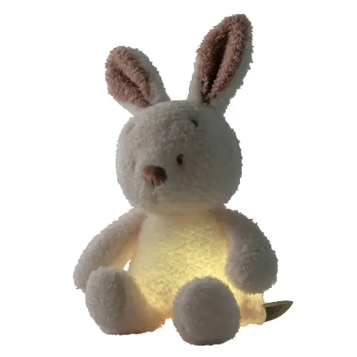 [571293] Nattou | Slaapknuffel Teddy Konijn Nachtlamp Vanille 25cm